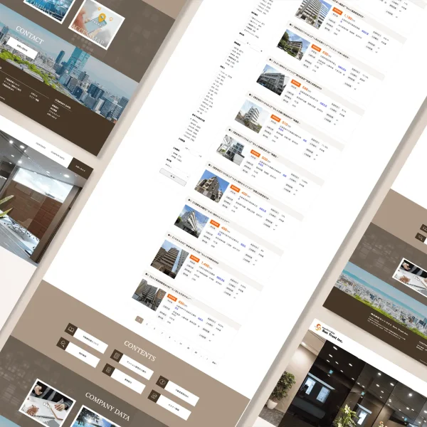 大阪の不動産Webサイトイメージ