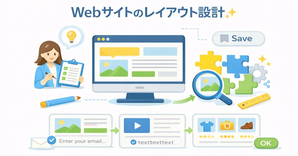 株式会社SIBLAB | 【2026年版】ホームページのユーザビリティを改善する25のチェックリスト ユーザビリティを向上させるレイアウト設計